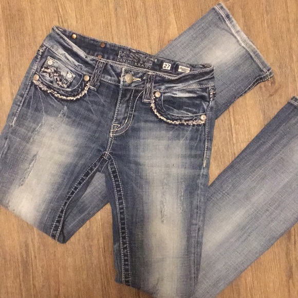 Vintage Wash Miss Me Jeans - Picture 2 of 8